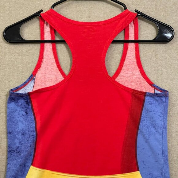 DC Comics Wonder Woman Tank Top Women's Medium Multicolor Racerback - Picture 8 of 10